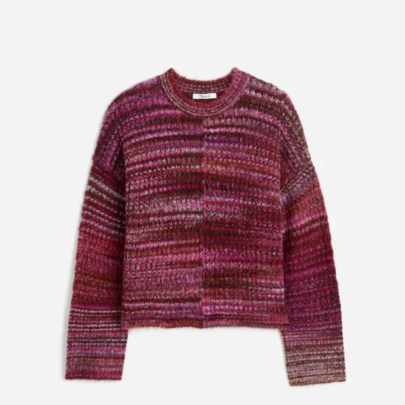 Madewell // NWOT Space-Dyed Crewneck Sweater - Picture 6 of 7